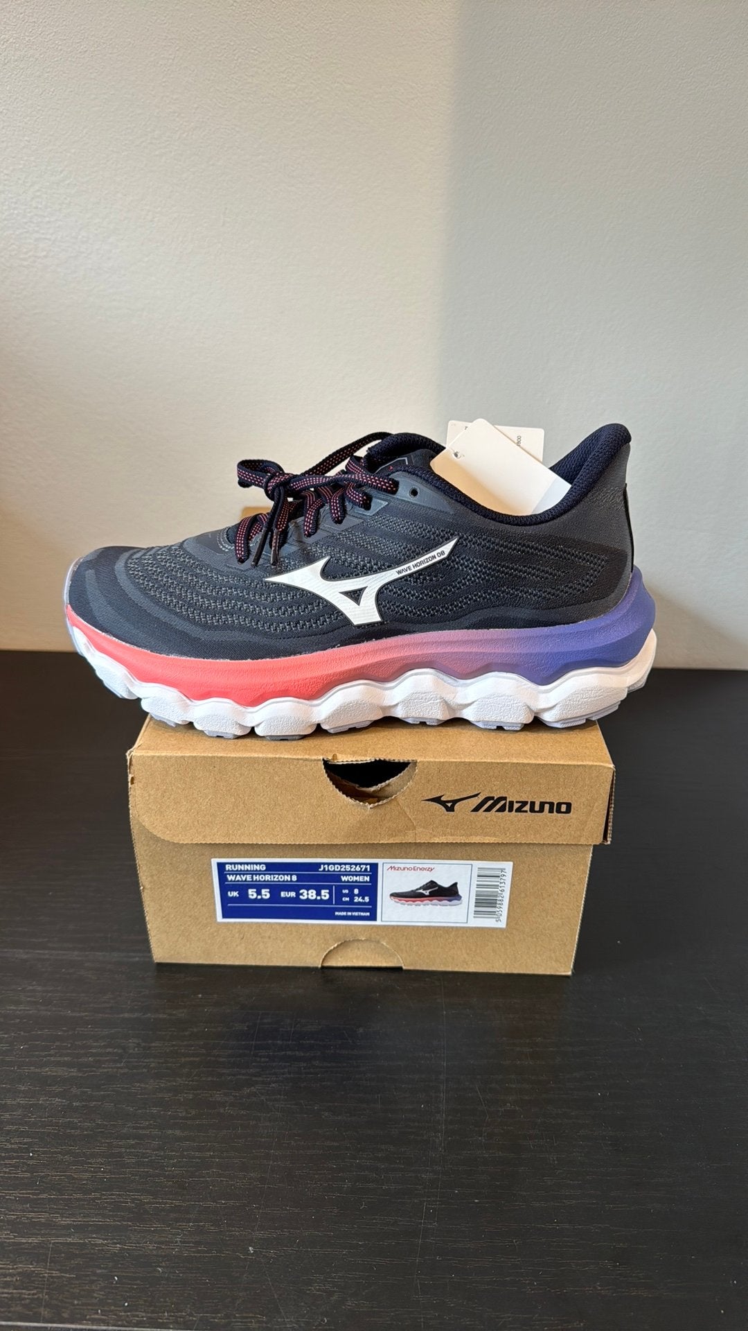 Mizuno wave horizon 8, dames 38,5, Overige merken, Hardloopschoenen, Nieuw, Ophalen of Verzenden