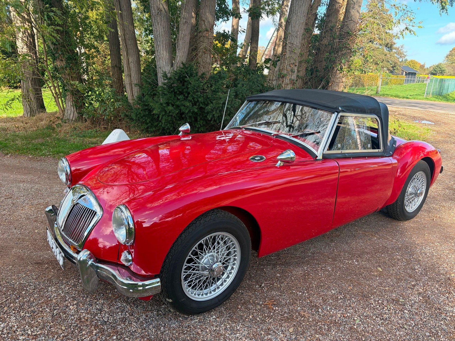 MG A 1500 met schijfremmen, Auto's, Achterwielaandrijving, Bedrijf, Geïmporteerd, 72 pk