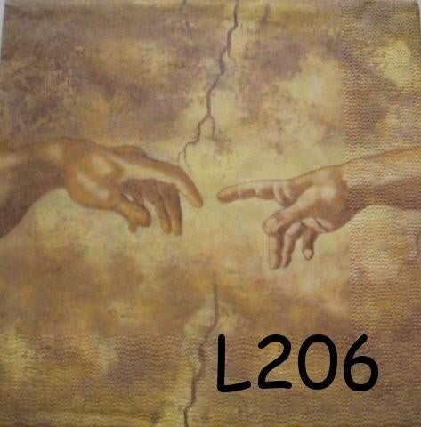 OPRUIMING servetten decoupage * Michelangelo L206 – 18x, Verzenden, Nieuw