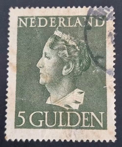 Nederland 1946 - NVPH 348 - Koningin Wilhelmina, Ophalen of Verzenden, Na 1940, Gestempeld