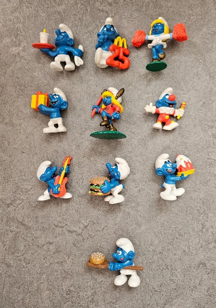 McDonald's feestsmurfen complete serie, Verzamelen, Ophalen of Verzenden, Zo goed als nieuw
