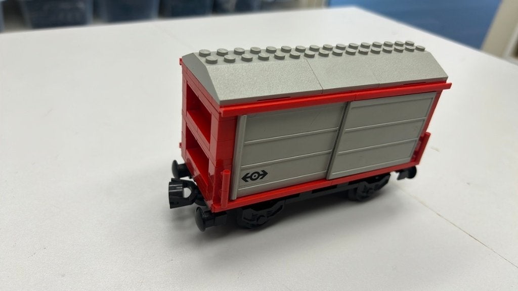 SB2808 Lego trein wagon 4563, Kinderen en Baby's, Ophalen of Verzenden, Zo goed als nieuw