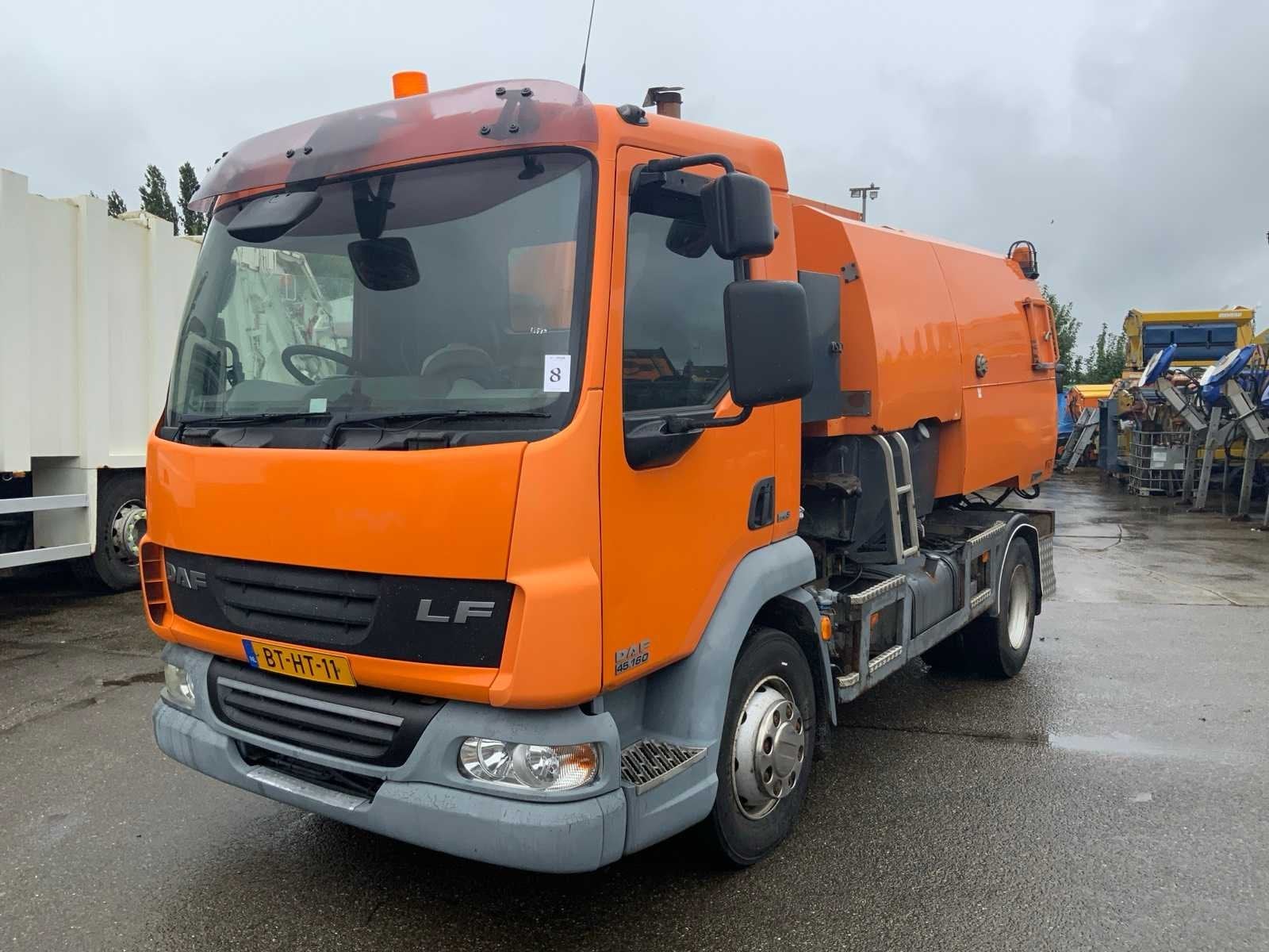 (2007) Daf FA LF45G12 Veegwagen, Euro 5, Gebruikt, 4462 cc, Origineel Nederlands