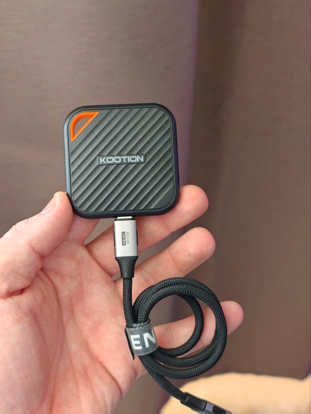 Kootion 1TB Externe SSD USB 3.2 Gen 2 - Snelle opslag, Computers en Software, Harde schijven, Ophalen of Verzenden, Zo goed als nieuw