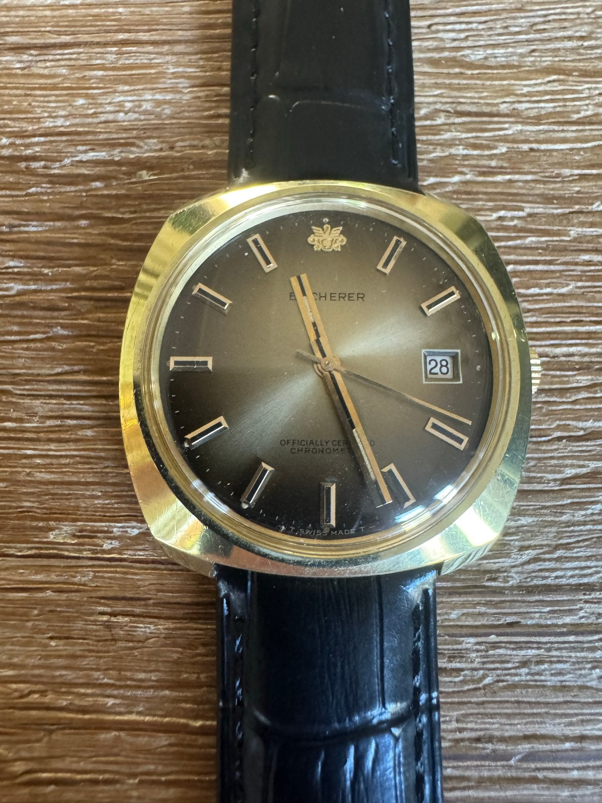 Bucherer Chronometer Automatic ETA 2622 EPSA kast Ref. 1537, Ophalen of Verzenden, Overige materialen, Polshorloge, Overige merken