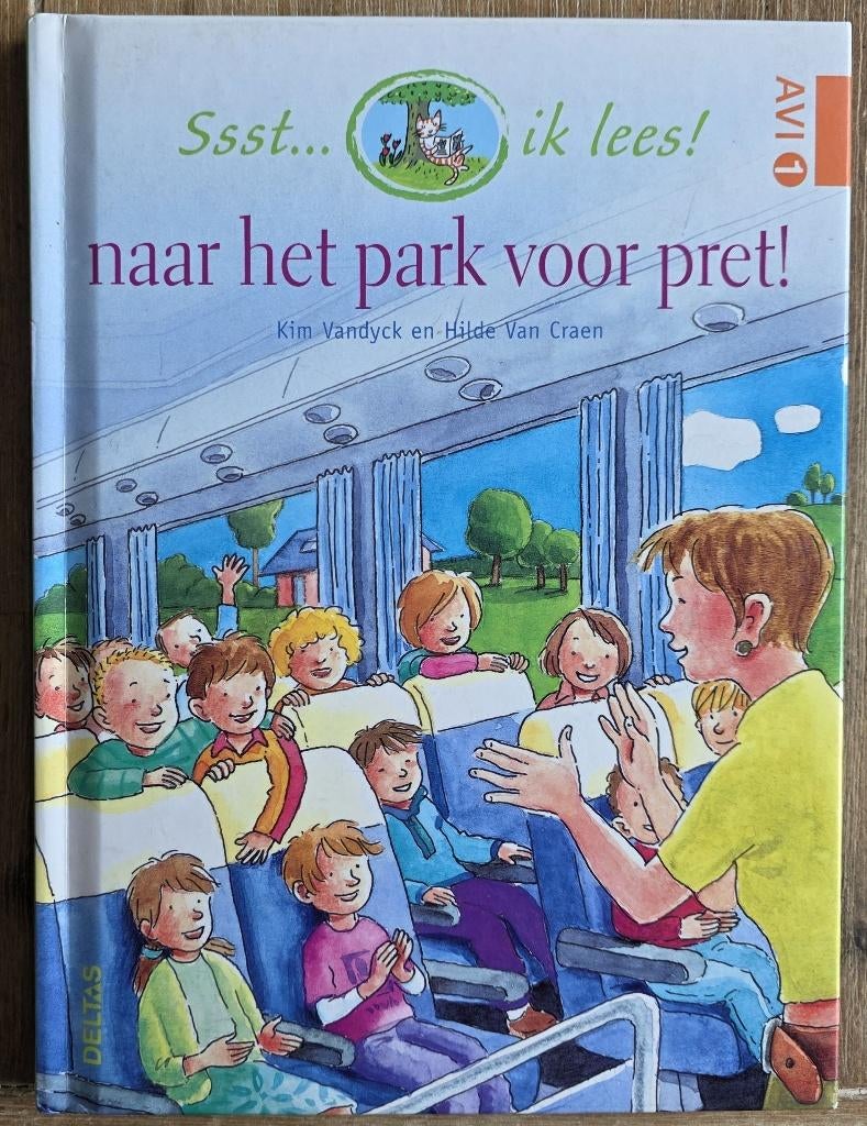 Naar het park voor pret - AVI 1 / AVI M3 - Groep 3, Ophalen of Verzenden, Zo goed als nieuw, Kim Vandyck, Fictie algemeen