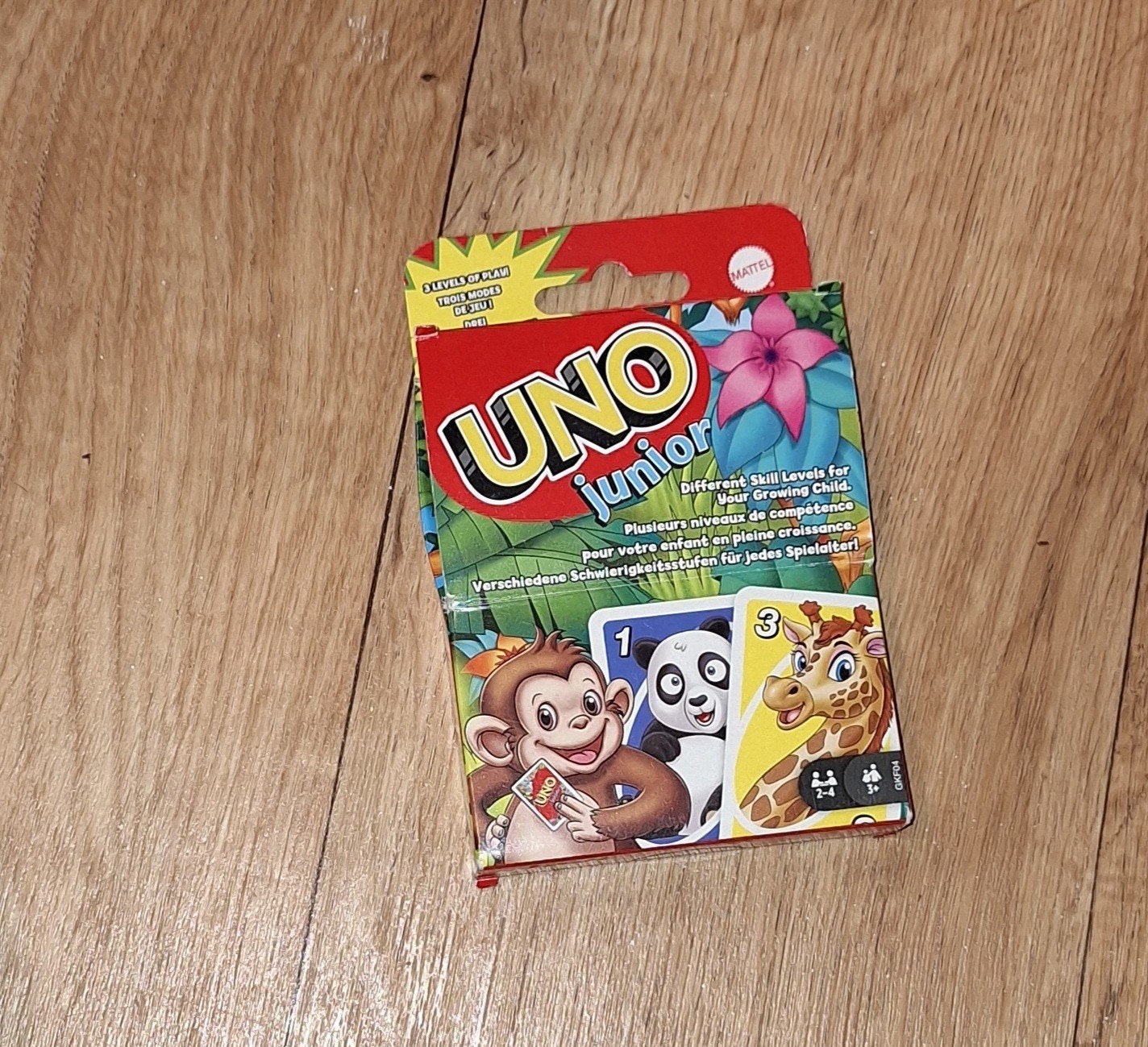 UNO Junior Kaartspel - Mattel - Nieuw in verpakking, Hobby en Vrije tijd, Een of twee spelers, Ophalen of Verzenden, Zo goed als nieuw