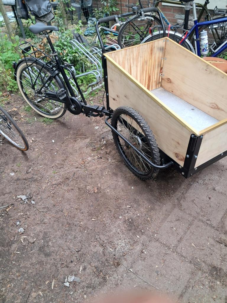 bakfiets te koop, Ophalen, Zo goed als nieuw, Opvouwbaar, Onbekend