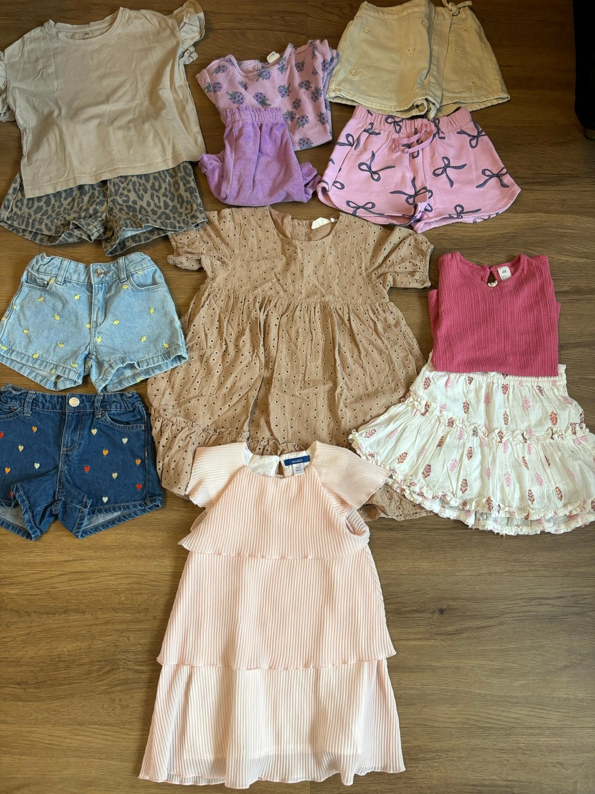 Zomerkleding bundel meisjes maat 98/104, Ophalen of Verzenden, Zo goed als nieuw, Meisje, Setje