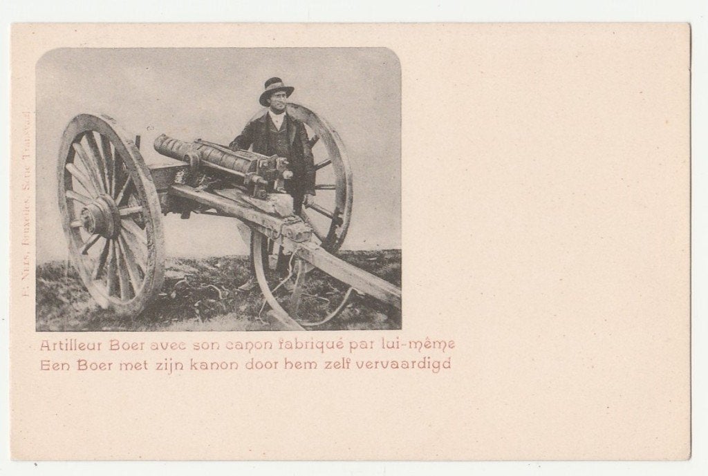 Boerenoorlog.  Boer War.  Meer dan 121 jaar oude kaart., Verzenden, Voor 1920, Ongelopen, Overige thema's