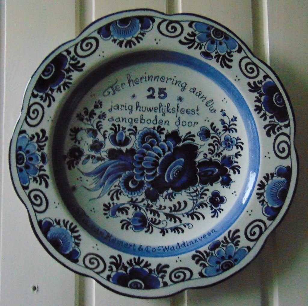 Delfts Blauw Wandbord 1965, Ophalen
