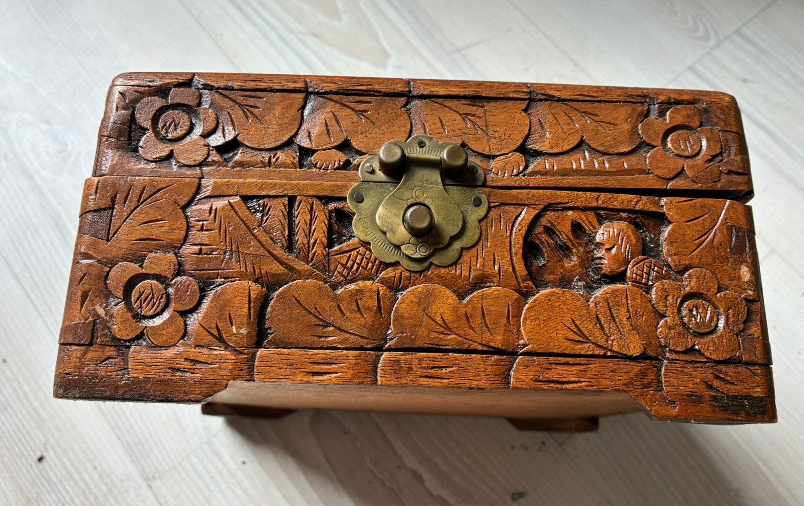 Houten kistje, Antiek en Kunst, Ophalen of Verzenden