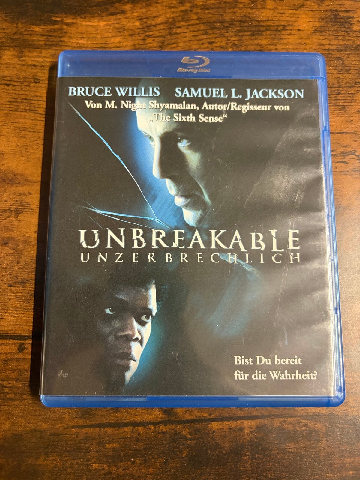 Unbreakable Blu-ray - Bruce Willis & Samuel L. Jackson, Film, Actie, Duits, Ophalen of Verzenden