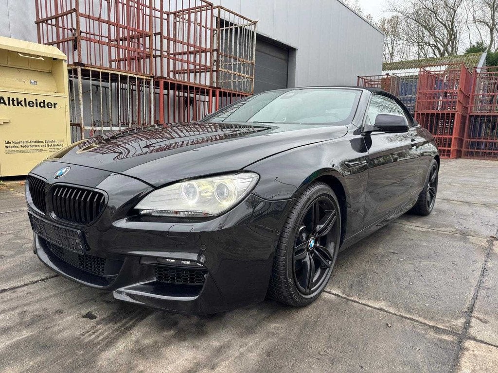 BMW 640i Cabrio High Executive automaat, R-755-NZ, Auto's, BMW, Automaat, Gebruikt, Euro 6, Cabriolet