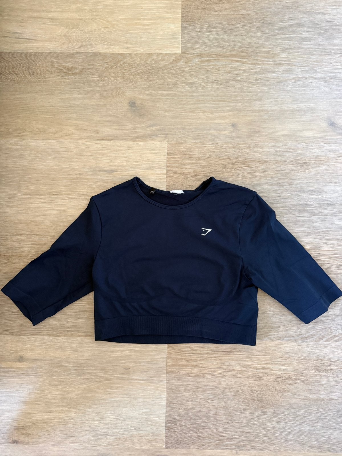 Gymshark shirt, Kleding | Dames, Ophalen of Verzenden, Zo goed als nieuw, Blauw, Fitness of Aerobics