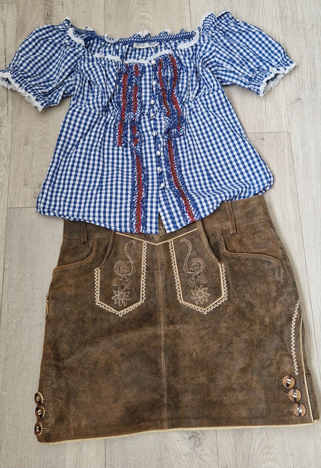 Esmara Dirndl rok en blouse set - Oktoberfest kleding, Esmara, Ophalen of Verzenden, Zo goed als nieuw, Maat 34 (XS) of kleiner
