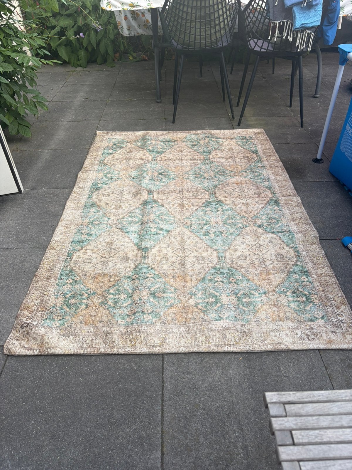 Nieuw: Rozenkelim Binnen/Buitenkleed 120x180, Ophalen, 100 tot 150 cm, Beige, Nieuw
