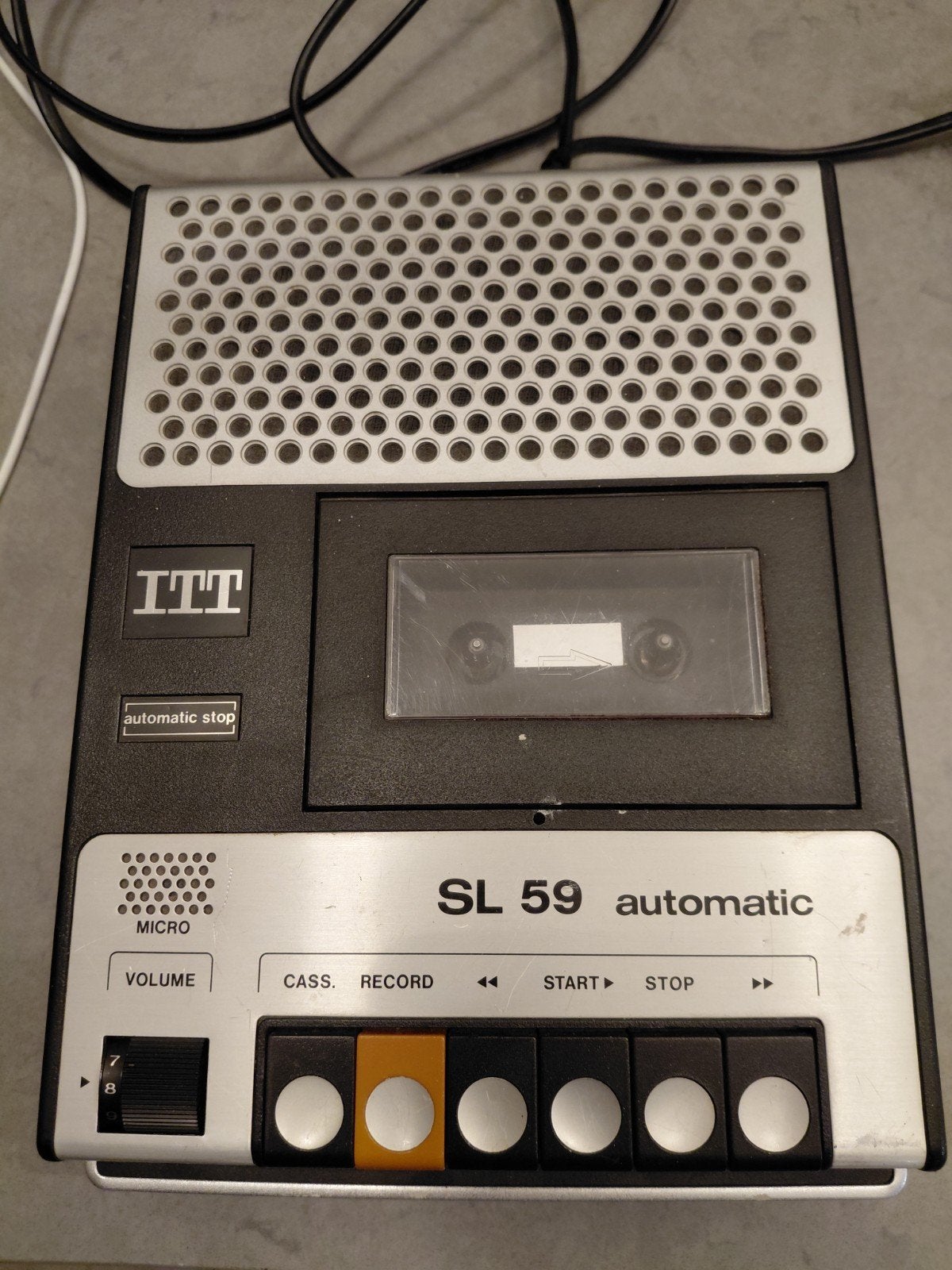 ITT SL 59 automatic cassetterecorder - Vintage, Ophalen of Verzenden