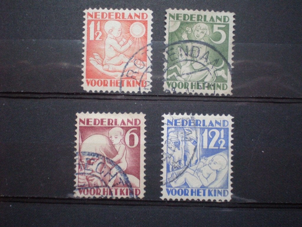 Nederland NVPH 232-235 gebruikt ( T 513)..€ 1,25, Postzegels en Munten, Postzegels | Nederland, Verzenden