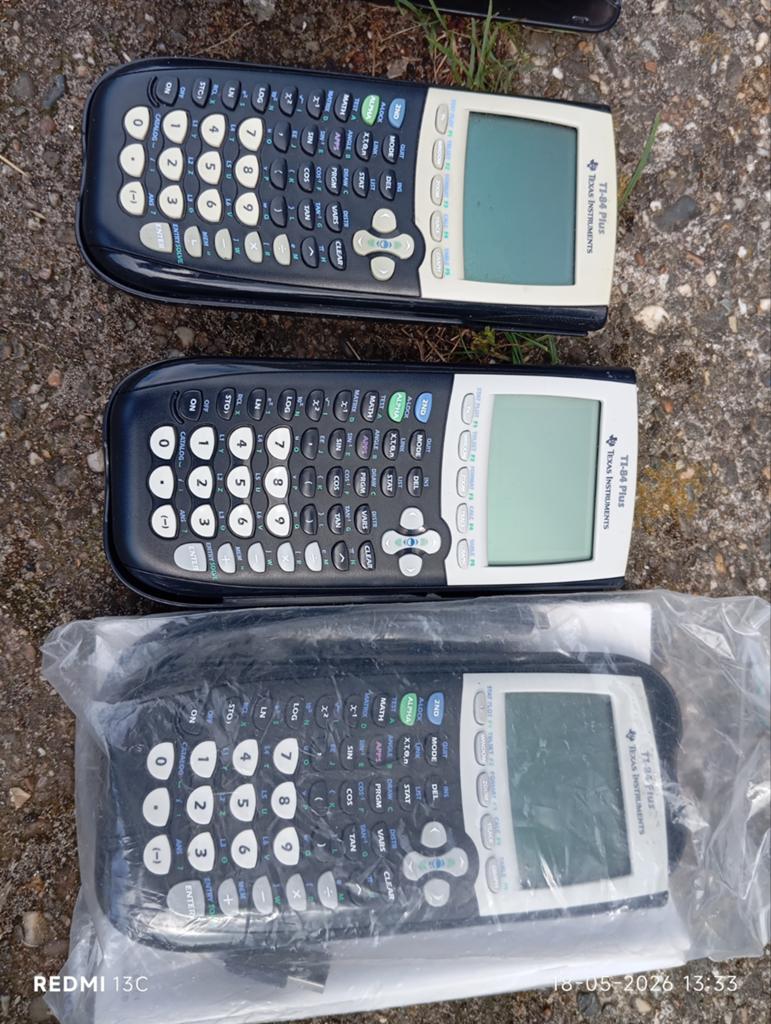TI-84 Plus Texas Instruments Grafische Rekenmachines, Ophalen, Gebruikt