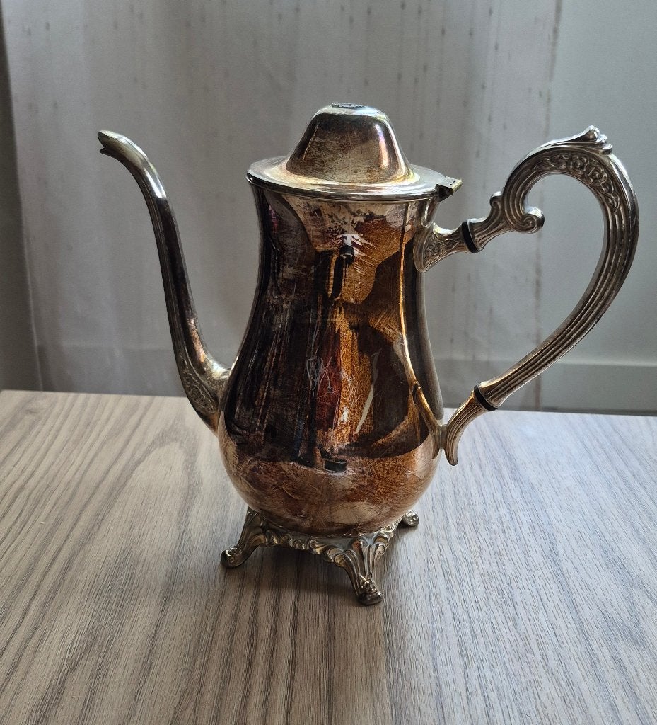 Verzilverde koffiepot Oneida, Ophalen of Verzenden