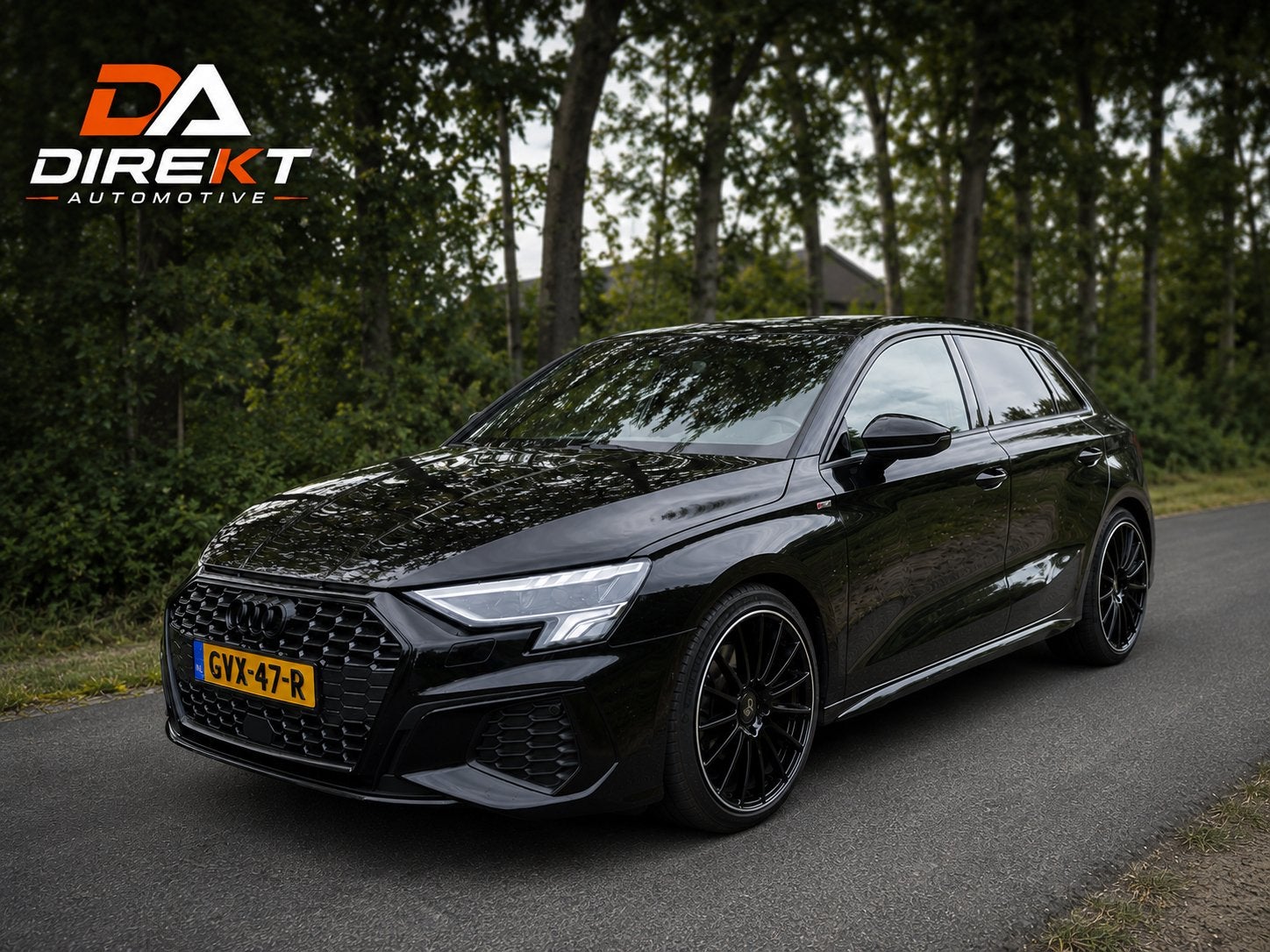 Audi A3 30 Tfsi S-line 2021 Zwart, Auto's, Audi, Zwart, Bedrijf, Hybride Elektrisch/Benzine, 3 cilinders