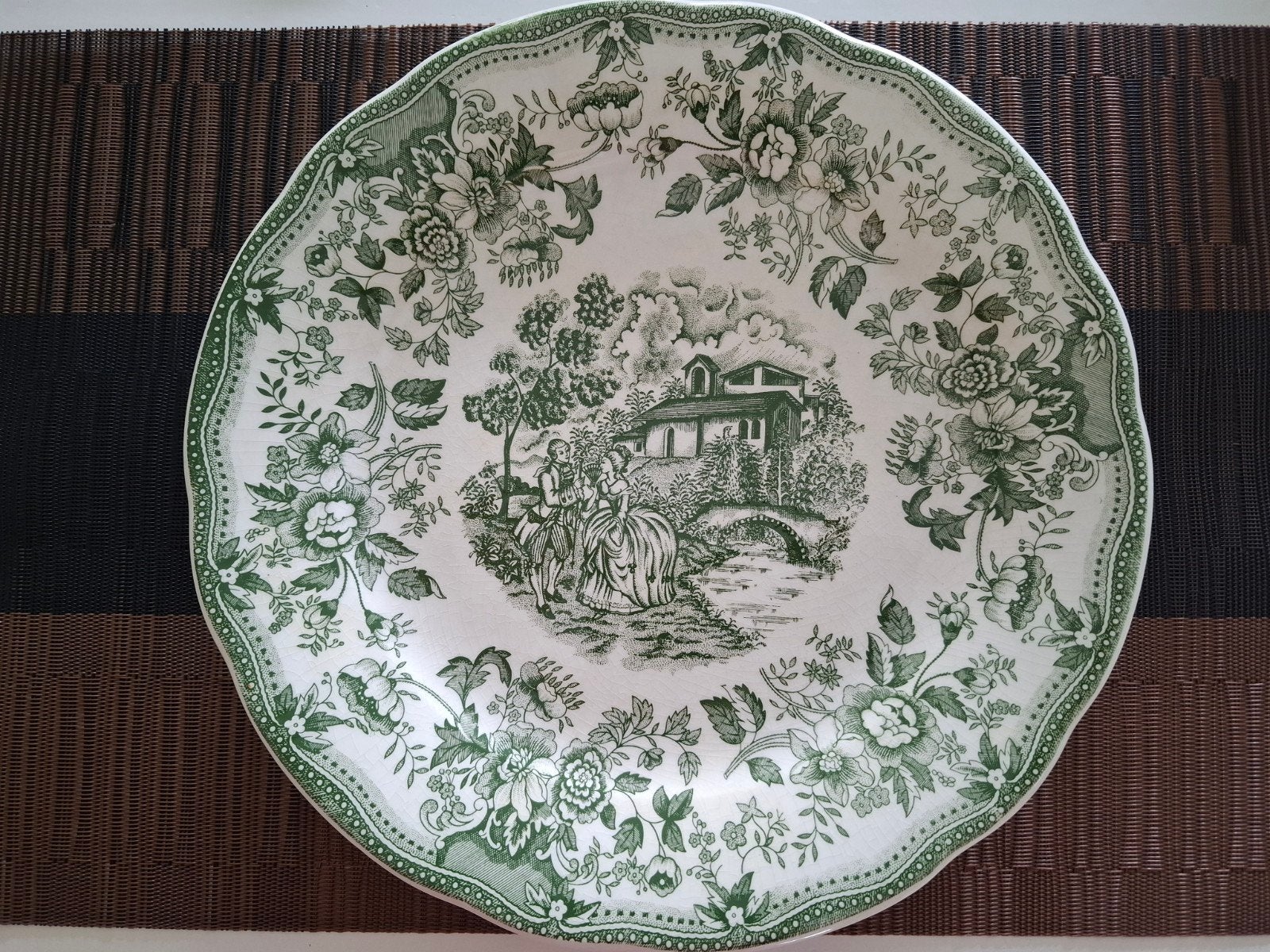 Enoch Wedgwood Flowers bord, Ophalen of Verzenden