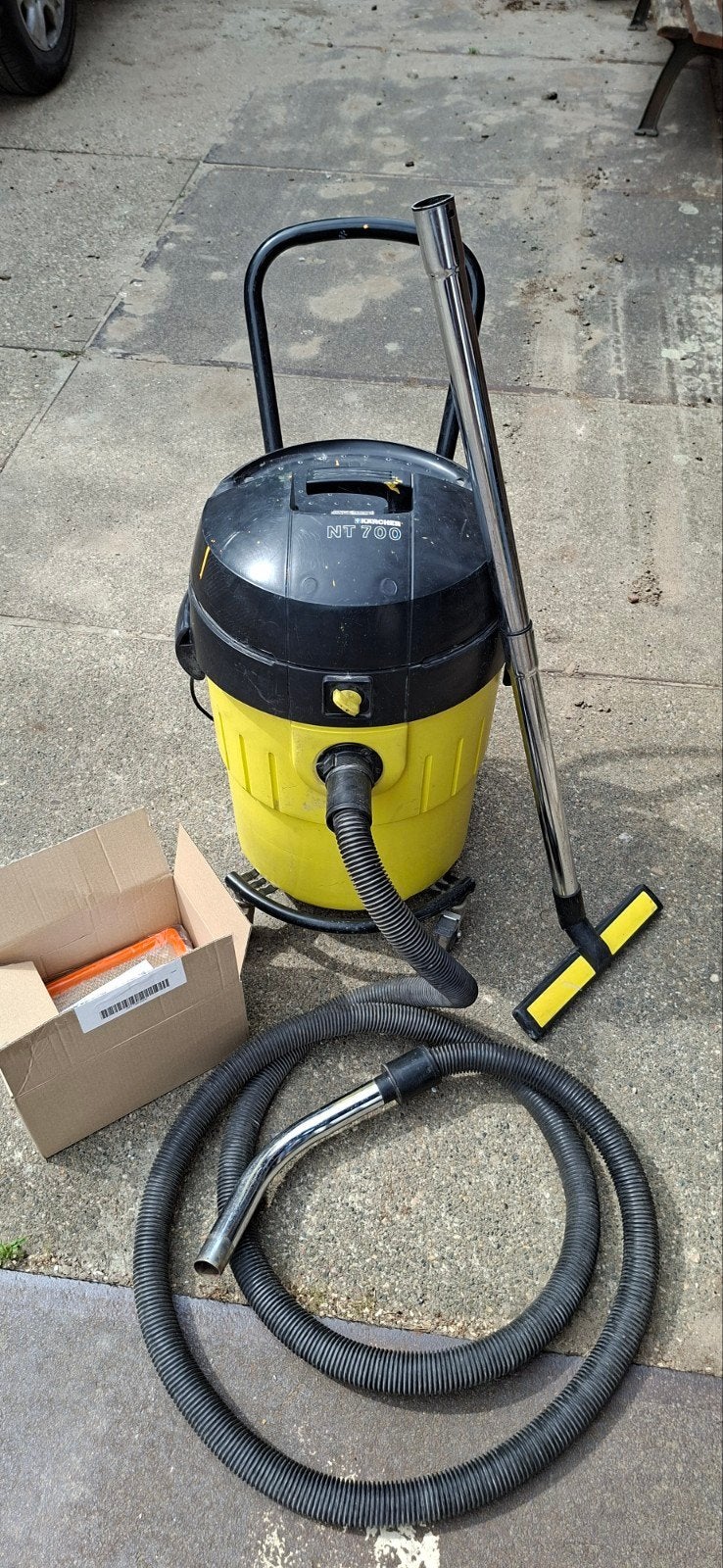 Kärcher NT 700 Industriële Stofzuiger - 2200W, Inclusief accessoires, Gebruikt, Kärcher, Ophalen of Verzenden