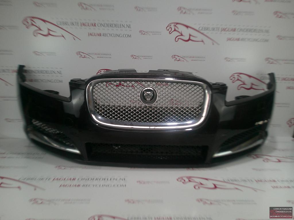 Voorbumper Jaguar XF 2012-2015 bruin (KDK) C2Z13208XXX, Gebruikt, -, Voor, Ophalen of Verzenden