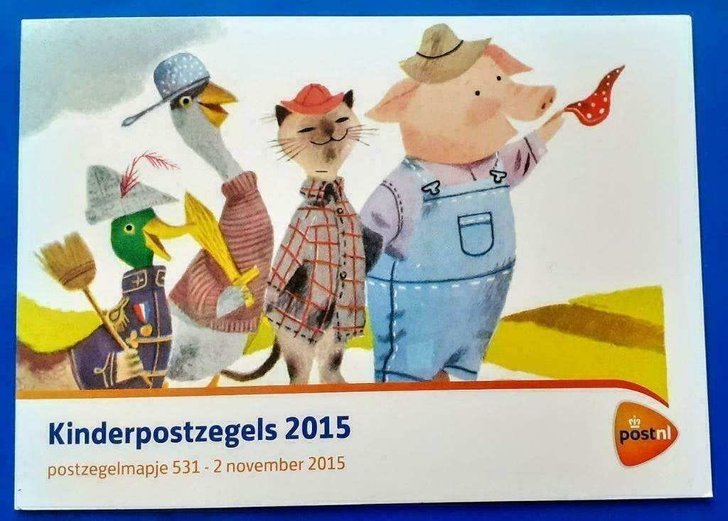 Postzegelmapje 531 - Kinderpostzegels 2015, Postzegels en Munten, Verzenden, Na 1940, Postfris