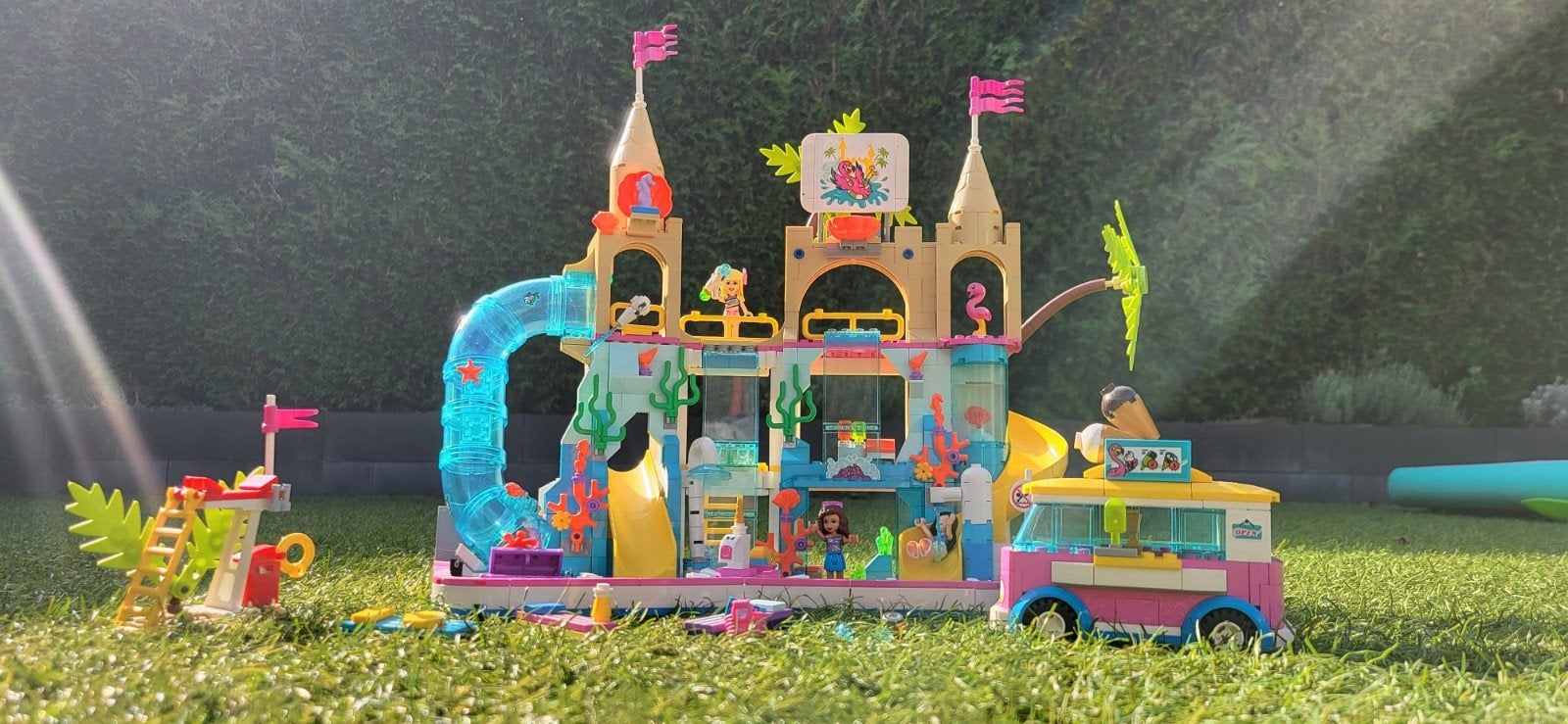 Lego Friends 41430 Waterpretpark met ijscowagen, Ophalen, Lego, Zo goed als nieuw, Complete set
