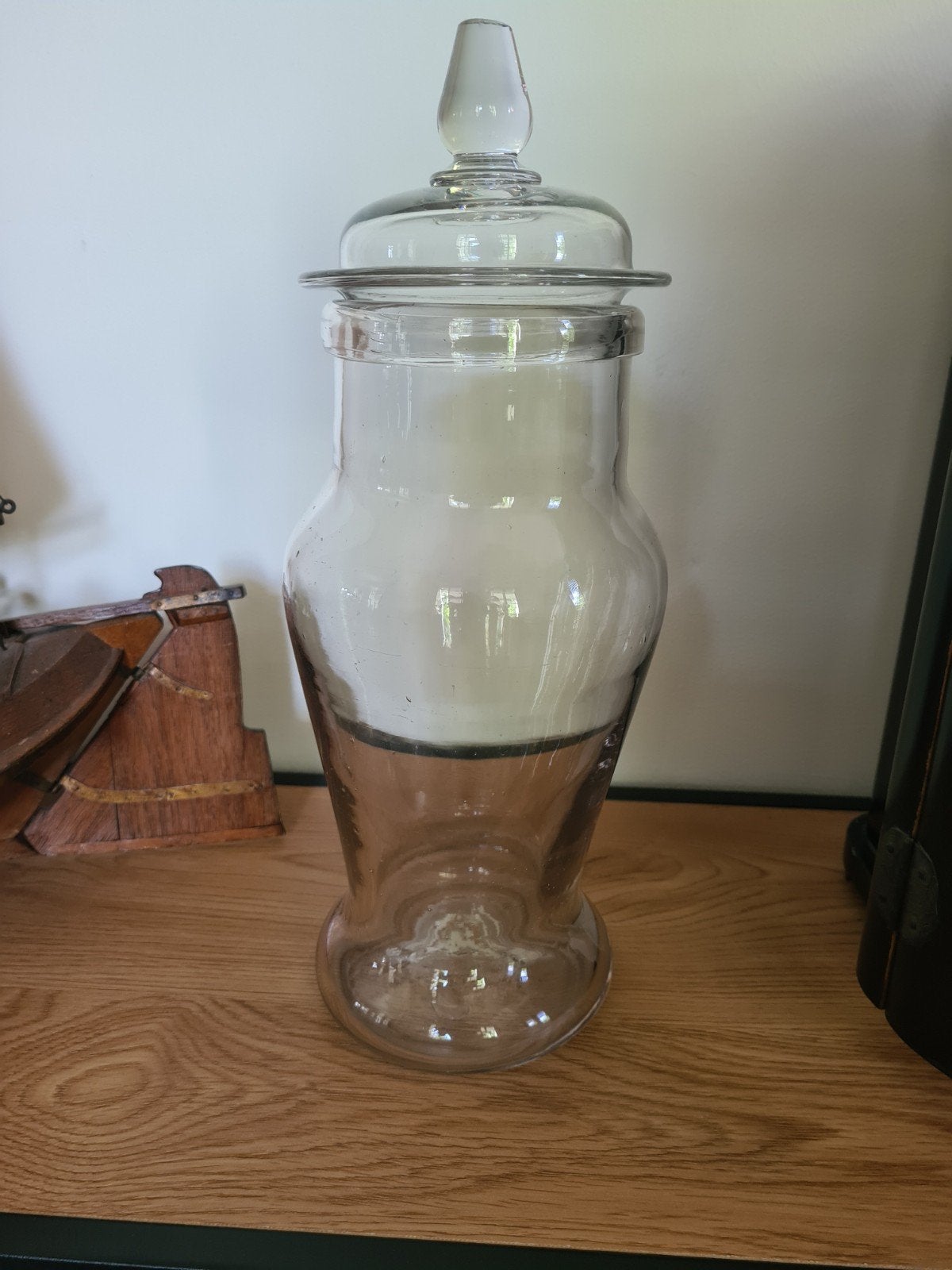 Antieke Franse snoeppot, Antiek en Kunst, Antiek | Glas en Kristal, Ophalen of Verzenden
