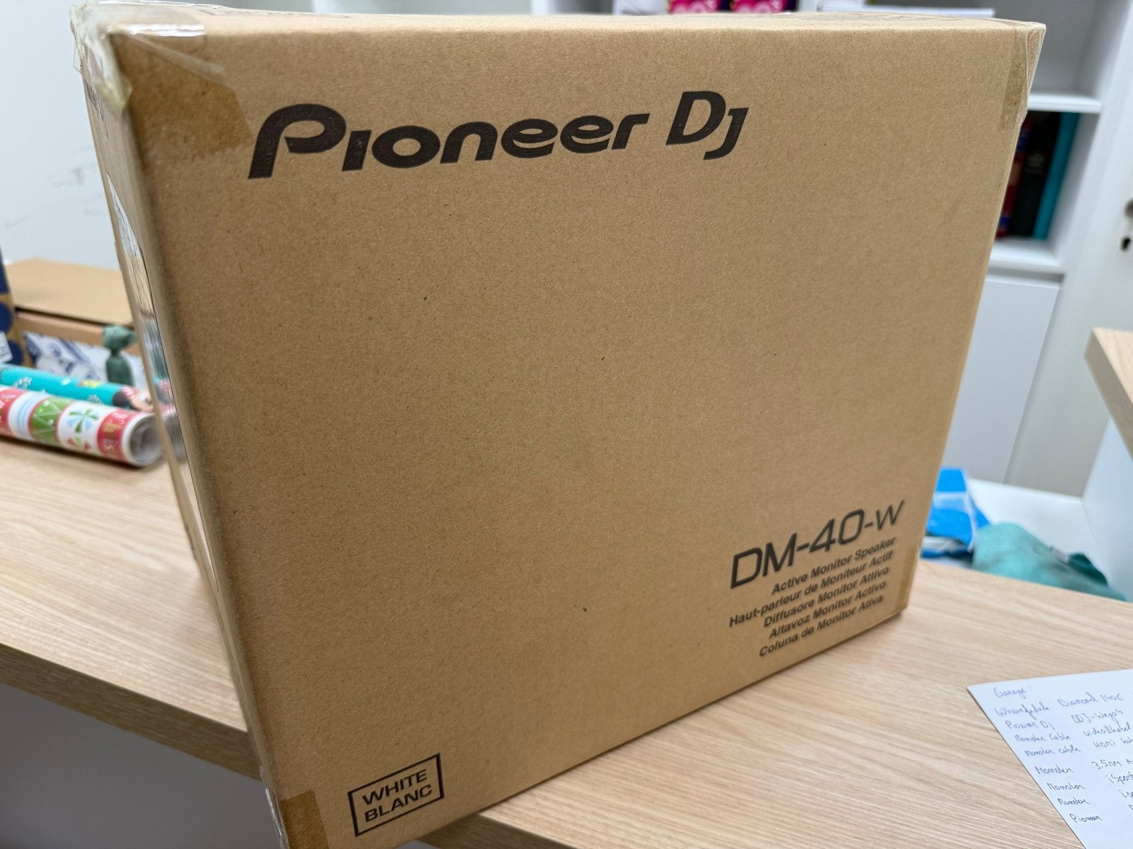 Pioneer DM-40-W actieve monitor speakers (wit), Audio, Tv en Foto, Luidsprekers, Studiomonitor, Ophalen of Verzenden, Zo goed als nieuw