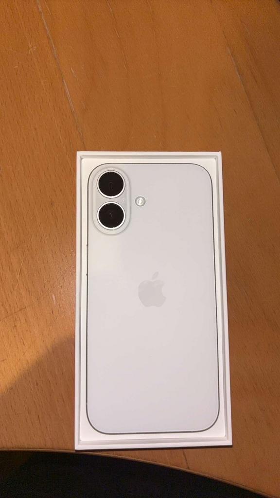 iPhone 16, Telecommunicatie, Mobiele telefoons | Apple iPhone, 256 GB, Wit, IPhone 16, Ophalen of Verzenden