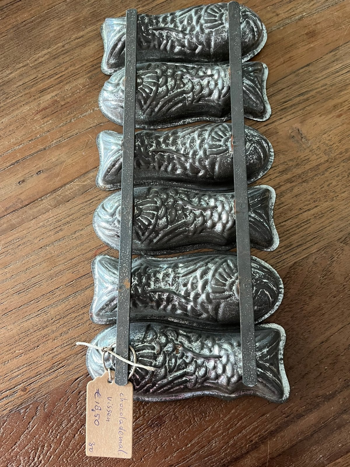 Brocante chocoladevorm, vissen, Ophalen of Verzenden