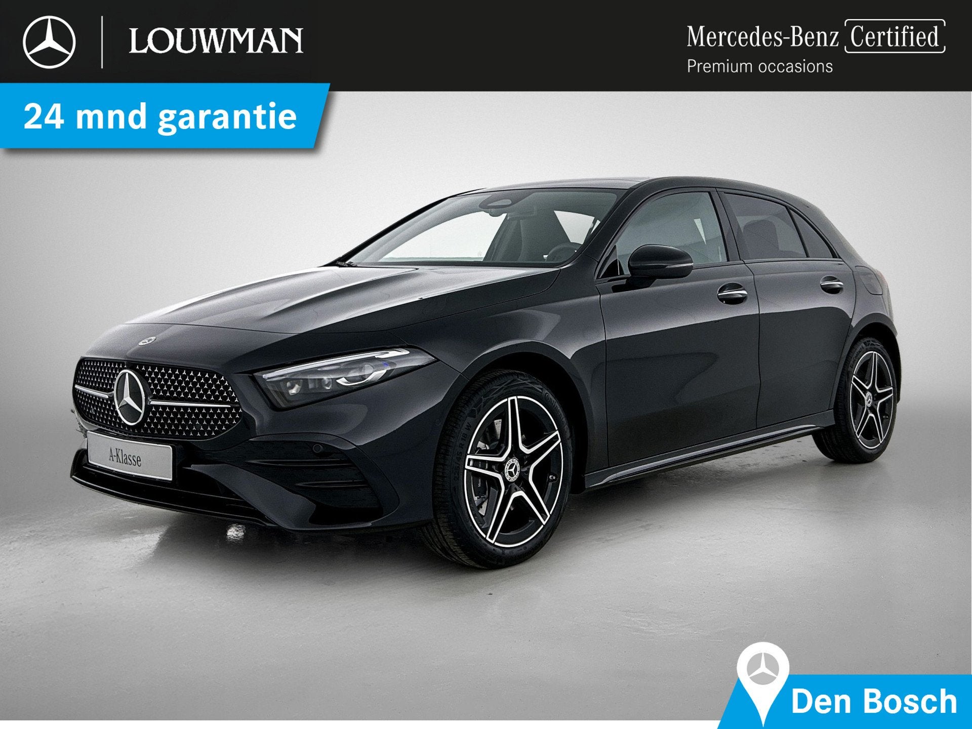 Mercedes-Benz A-Klasse 250 e Business Solution AMG | Nightpa, Auto's, 12 maanden, 4 cilinders, 15 kWh, Zwart