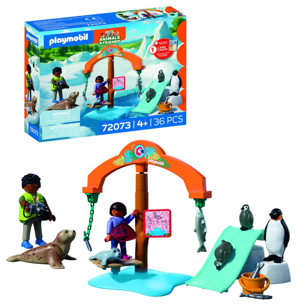 PLAYMOBIL 72073 Dierentuin; IJsexpeditie 36 delig, Ophalen of Verzenden, Nieuw, Complete set