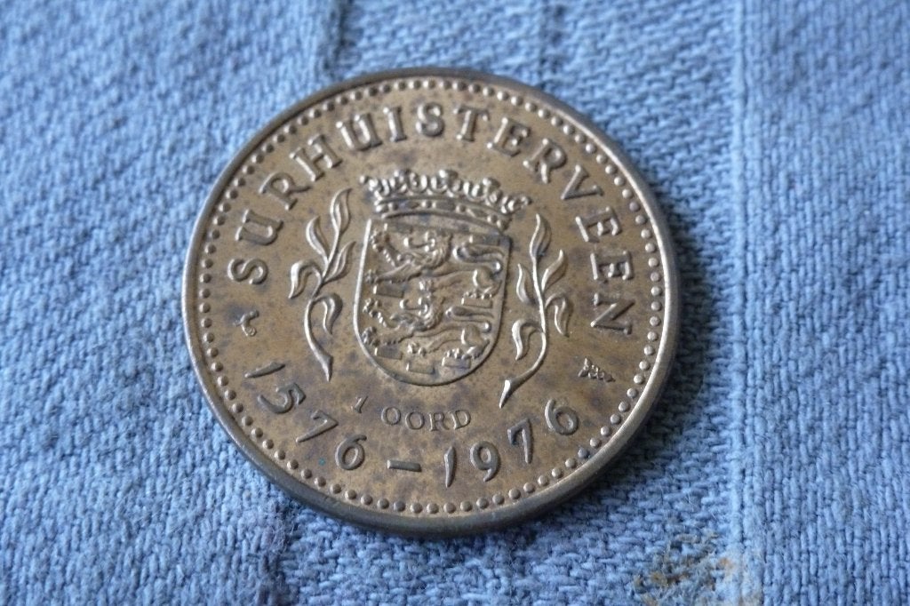 Penning - Surhuisterveen 1576-1976 - 1 oord prachtig (6462, Ophalen of Verzenden, Overige materialen, Nederland