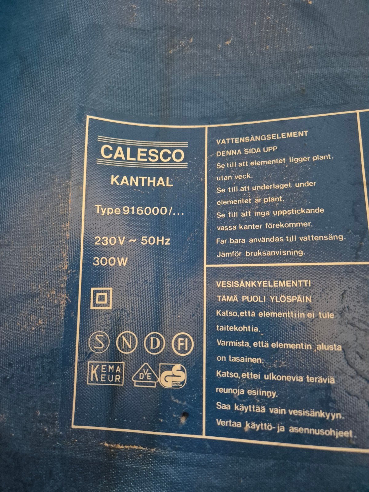 Calesco waterbed warmteregelaar 300W, Ophalen of Verzenden, Gebruikt