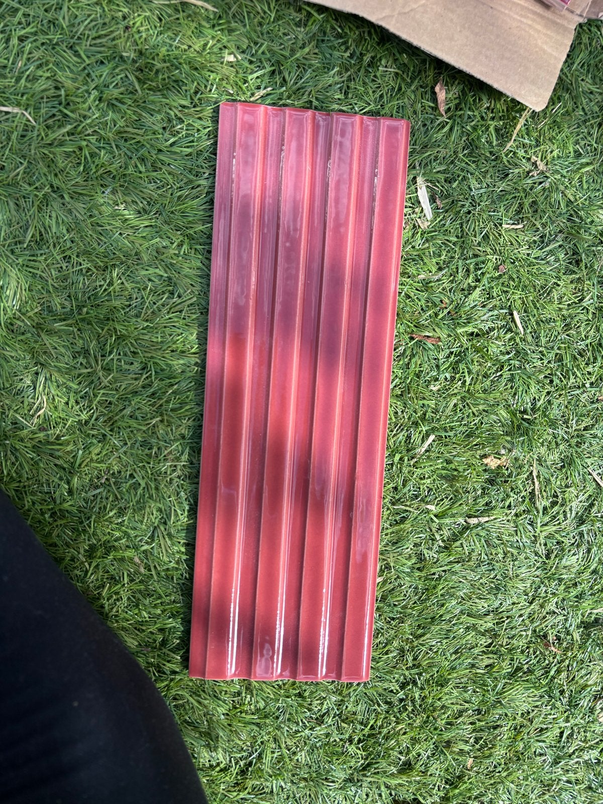 Cifre Keramische Wandtegels Rood 10x30.5 cm, Ophalen, Nieuw, Minder dan 20 cm, 20 tot 40 cm