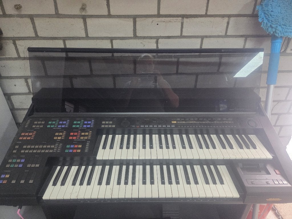 Yamaha elctone hs7, Ophalen of Verzenden, Gebruikt, 2 klavieren, Orgel
