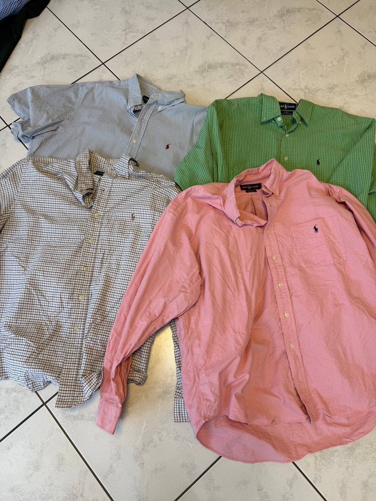 15x Ralph Lauren Overhemden Heren – Partij Reseller Vintage, Ophalen of Verzenden, Zo goed als nieuw, Overige maten