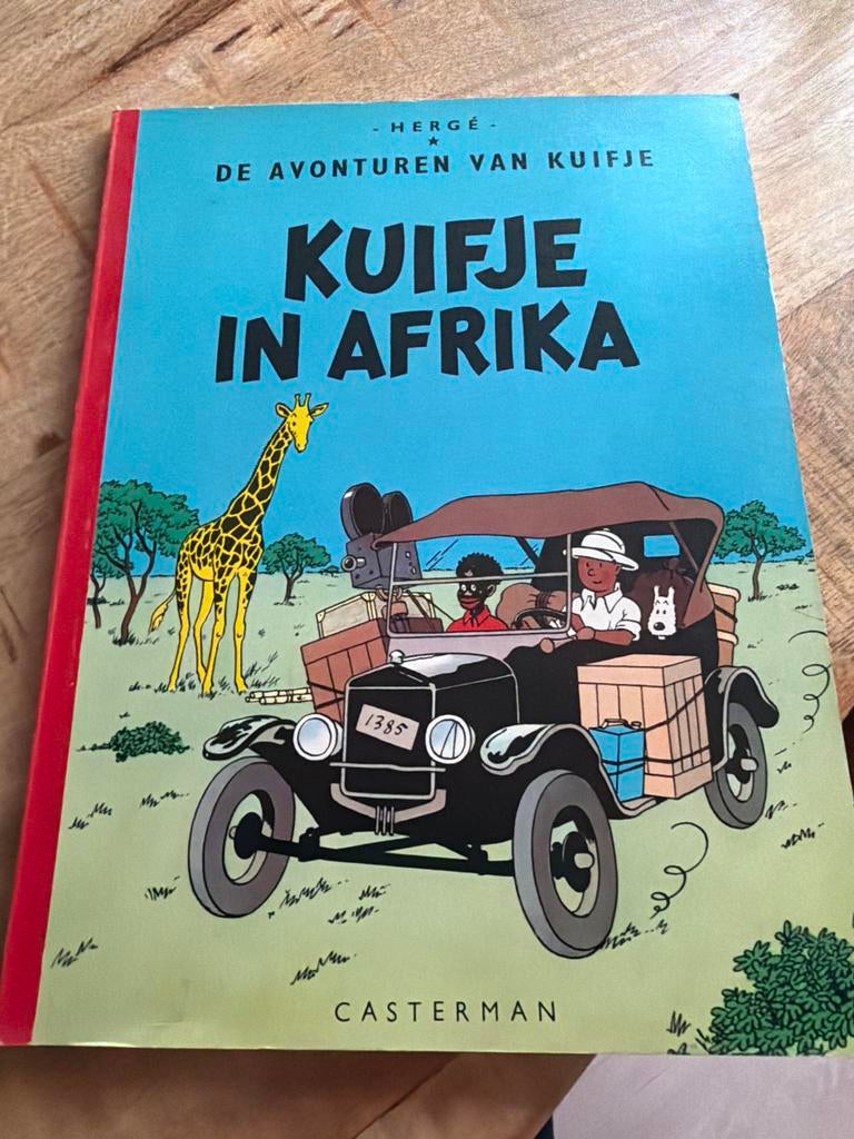 Kuifje in Afrika - De Avonturen van Kuifje, Boeken, Stripboeken, Eén stripboek, Ophalen of Verzenden, Gelezen