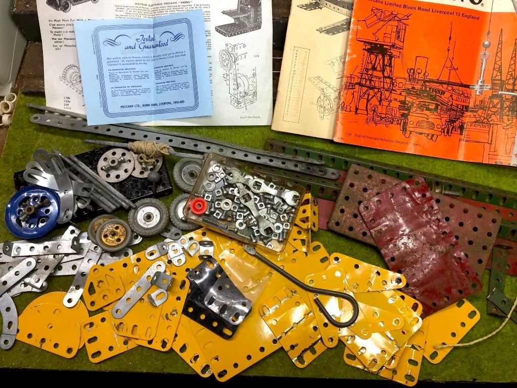 Meccano restanten, Antiek en Kunst, Antiek | Speelgoed, Ophalen of Verzenden