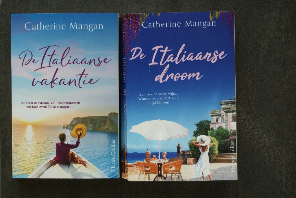 DE ITALIAANSE VAKANTIE/ DE ITALIAANSE DROOM (Catherine Manga, Ophalen of Verzenden, Zo goed als nieuw