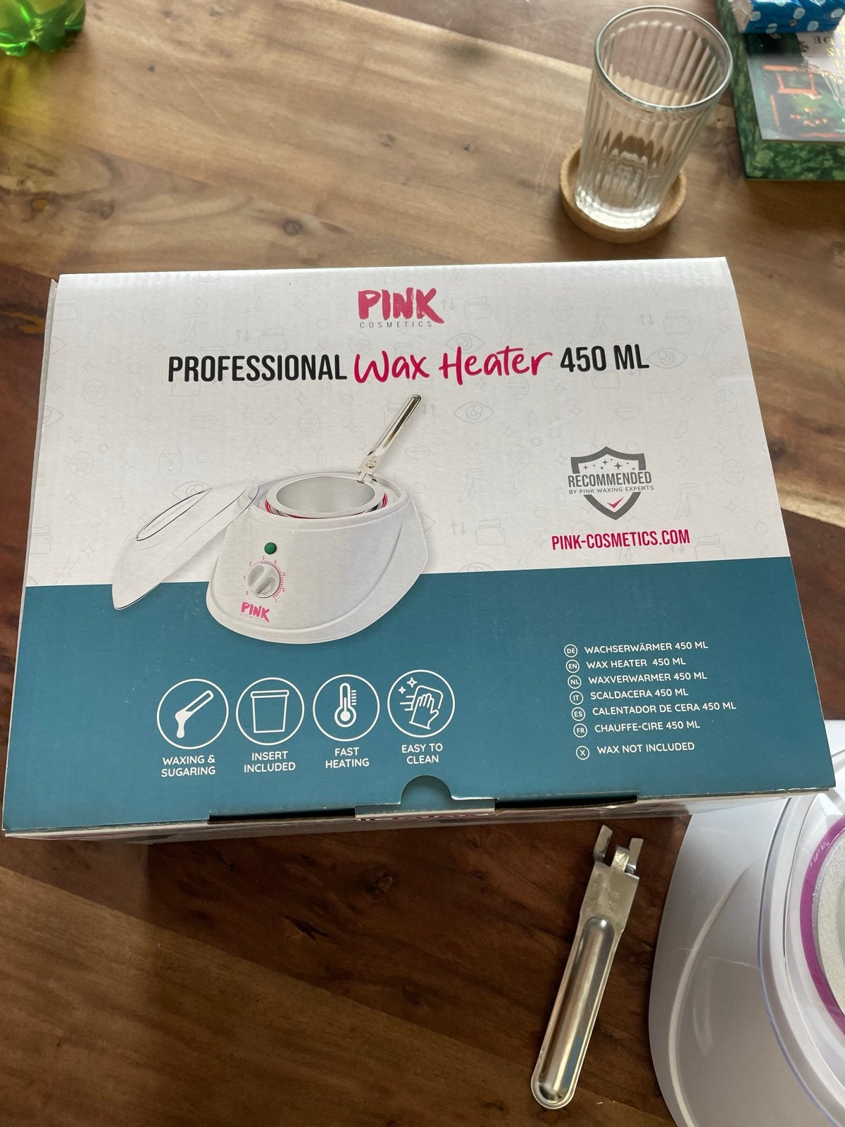 Pink Cosmetics Professionele Wax Heater 450 ML, Ophalen of Verzenden, Zo goed als nieuw, Overige typen