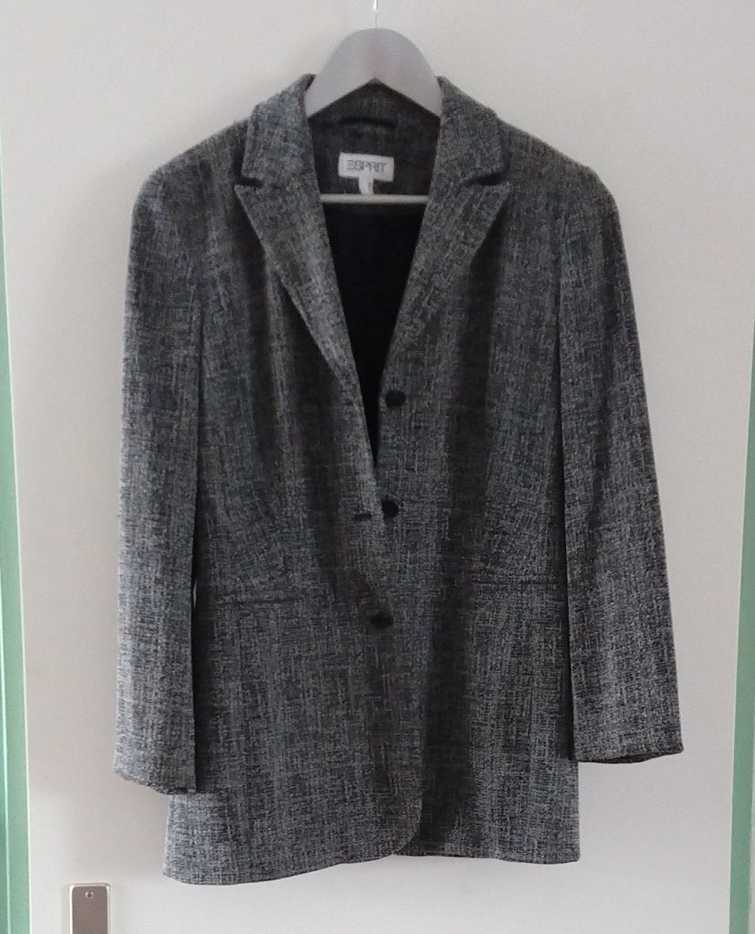 jas blazer grijs maat 38/L,  merk Esprit, volgnr 11, Maat 38/40 (M), Ophalen of Verzenden, Zo goed als nieuw, Jasje