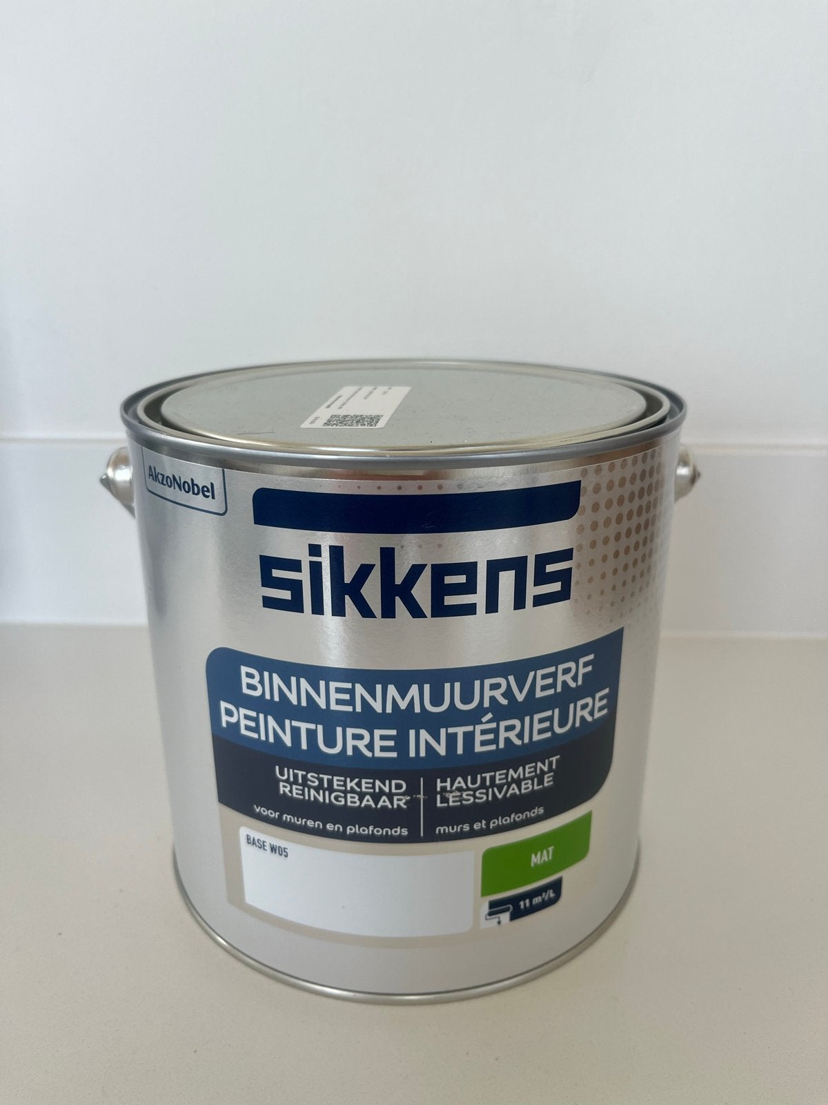 Sikkens Binnenmuurverf ON.00.81 - 2.5L - Nieuw, Ophalen, Nieuw, Overige typen