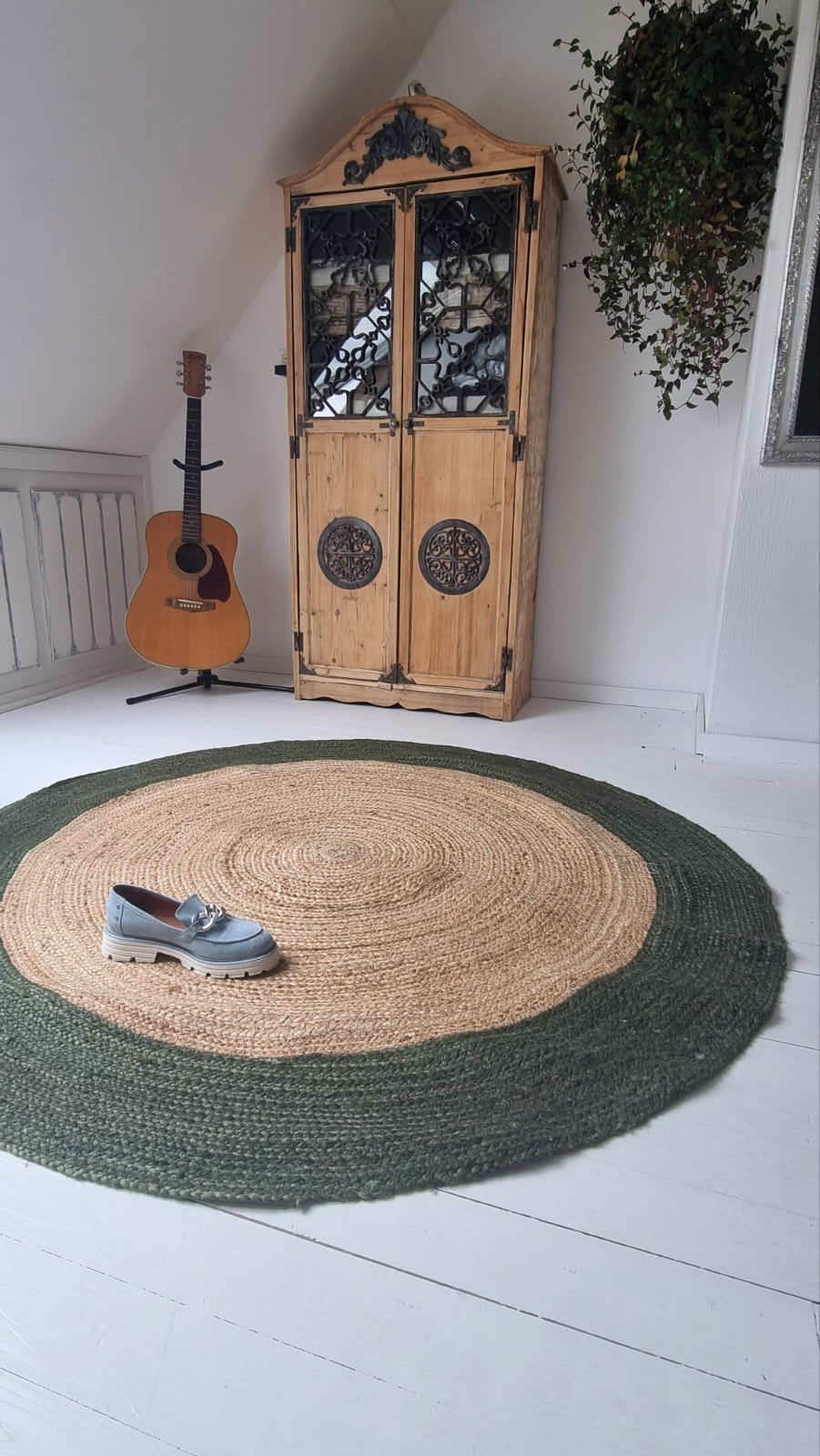 Sisal mat, Ophalen, Rond, 100 tot 150 cm, 100 tot 150 cm