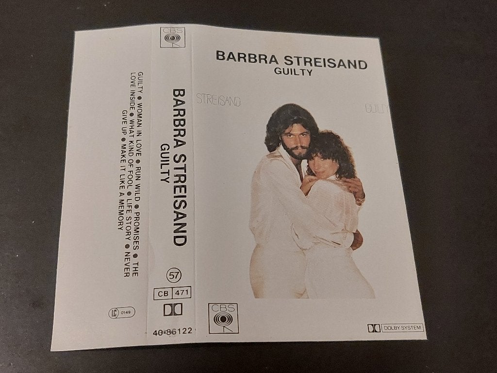 BARBRA STREISAND - GUILTY (MC), 1 bandje, Ophalen of Verzenden, Zo goed als nieuw, Origineel
